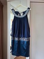 Blauwe jurk maat 40 ashley brooke polyester 3 euro, Kleding | Dames, Gelegenheidskleding, Ophalen of Verzenden, Zo goed als nieuw