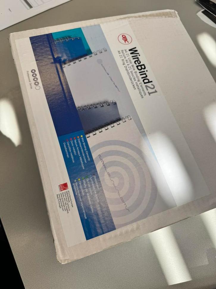 GBC MultiBind Draadruggen Zilver 12mm (100), Computers en Software, Printerbenodigdheden, Nieuw, Ophalen of Verzenden