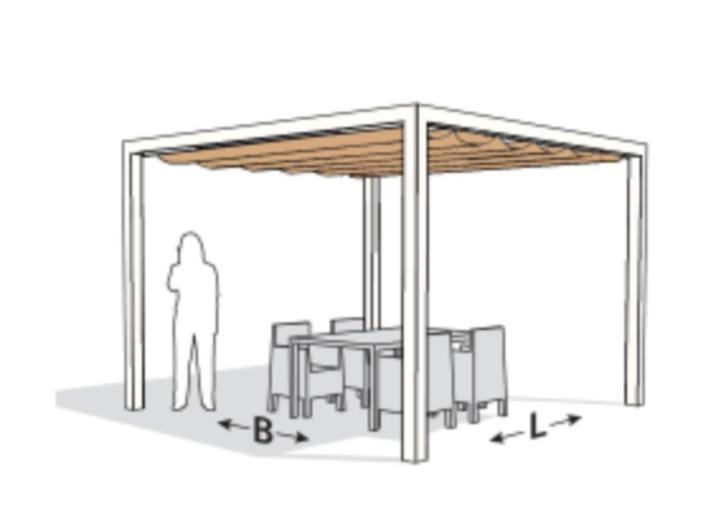 Nesling aluminium Pergola, Tuin en Terras, Overkappingen, Nieuw, Ophalen