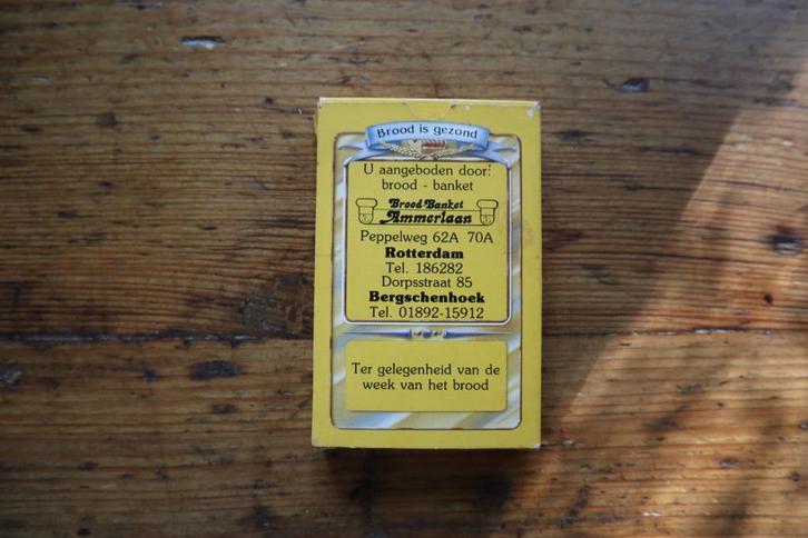 Bakker kwartetspel Brood is gezond week van het brood, Verzamelen, Speelkaarten, Jokers en Kwartetten, Gebruikt, Kwartet(ten)