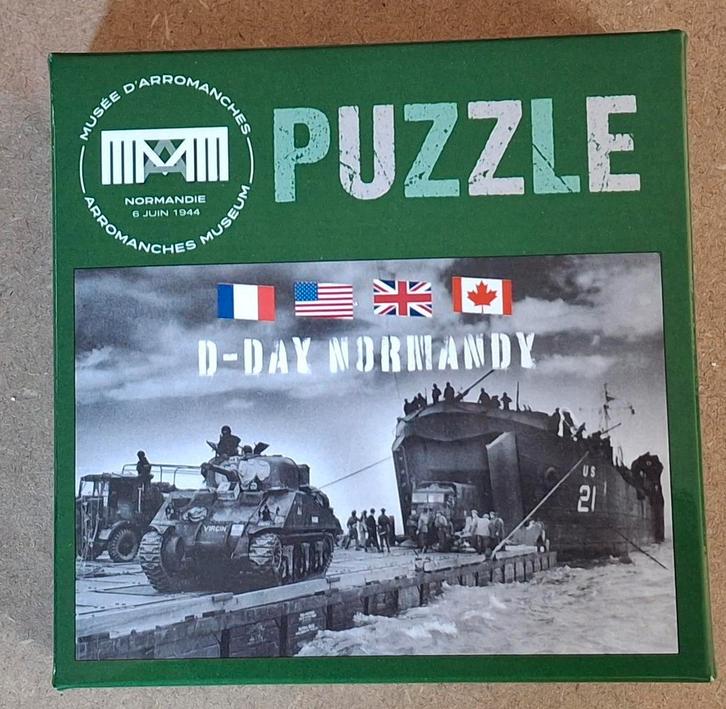 oorlogsmuseum Arromanches.
D-Day Normandië - 6 juni 1944, Hobby en Vrije tijd, Denksport en Puzzels, Nieuw, Minder dan 500 stukjes