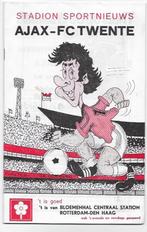 Ajax FC Twente 1979 programma boekje Feijenoord stadion, Ophalen of Verzenden, Gebruikt, Ajax, Boek of Tijdschrift