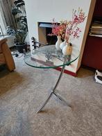 Metaform Papillon Bijzettafel, Huis en Inrichting, Ophalen, Minder dan 55 cm, Nieuw, Glas