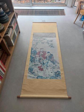 Japanse chinese scroll van papier beschikbaar voor biedingen
