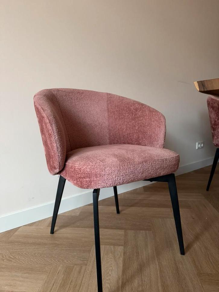 Richmond eetkamerstoel roze, Huis en Inrichting, Stoelen, Zo goed als nieuw, Overige kleuren, Ophalen
