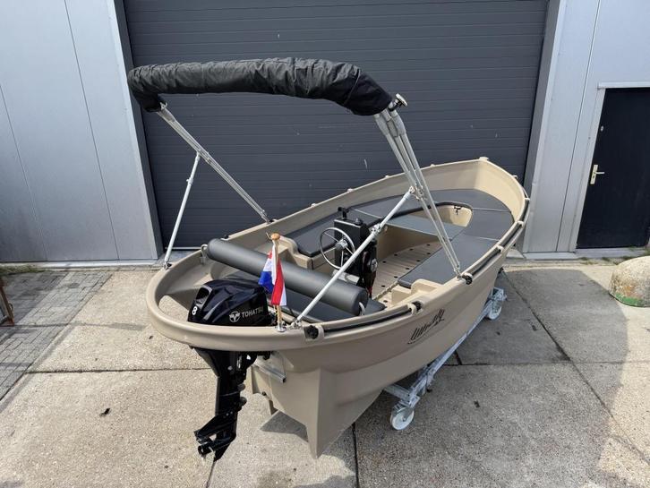 Whaly 450 Classic Sloep Compleet incl. Tohatsu 8PK 4-takt, Watersport en Boten, Sloepen, Gebruikt, Tot 10 pk, 3 tot 6 meter, Buitenboordmotor