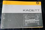 OPEL KADETT E handleiding,nederlandstalig, Ophalen of Verzenden