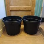2x 45 Liter kweekpotten / plantenpot, Kunststof, Gebruikt, Rond, Ophalen