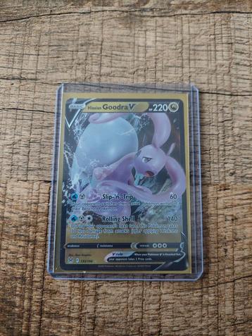 Unieke & Zeldzame Pokémon kaart ! Hisuian Goodra V/Bieden ! beschikbaar voor biedingen