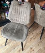 Eetkamerstoelen (5) donkergroen, Huis en Inrichting, Stoelen, Ophalen, Gebruikt