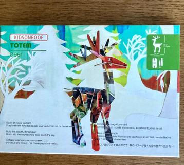 Kidsonroof  3D puzzel van hert voor kinderen vanaf 6 jaar. beschikbaar voor biedingen