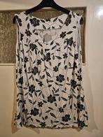 Mouwloos top/hemd met bloemenprint, Kleding | Dames, Tops, Ophalen of Verzenden, Maat 42/44 (L), Zonder mouw