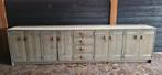 Steigerhouten Dressoir Kast, Huis en Inrichting, Kasten | Dressoirs, Ophalen, Gebruikt, Grenenhout, Landelijk