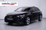 Audi A3 Sportback 35 TFSI S Line Panoramadak Apple Carplay N, Auto's, Stof, 4 cilinders, 150 pk, Zwart
