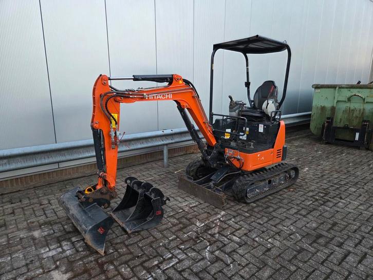 Hitachi ZX19-5 minigraver grondverzet, Zakelijke goederen, Machines en Bouw | Kranen en Graafmachines, Graafmachine, Ophalen of Verzenden