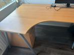 Bureau + bureaukastje, Ophalen, In hoogte verstelbaar, Gebruikt, Bureau