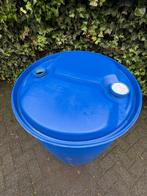 Blauwe vaten, Tuin en Terras, Regentonnen, 150 liter of meer, Ophalen, Zo goed als nieuw, Kunststof