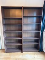 Billy boekenkasten bruin (2x), Huis en Inrichting, Kasten | Boekenkasten, Ophalen, 200 cm of meer, 50 tot 100 cm, Zo goed als nieuw