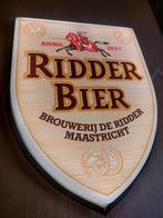 Ridder bier uit Maastricht  lichtbak, Verzamelen, Biermerken, Ophalen of Verzenden, Reclamebord, Plaat of Schild, Brand