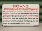 Bovag emaille reclamebord - Langcat Bussum, Verzamelen, Merken en Reclamevoorwerpen, Reclamebord, Ophalen of Verzenden, Zo goed als nieuw