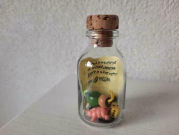 Klein Glazen Geluksflesje Glas Gelukspoppetjes beschikbaar voor biedingen