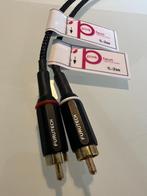 Pink Faun IL-2se RCA Interlink – Topkwaliteit Kabel, Ophalen of Verzenden, Zo goed als nieuw, Minder dan 2 meter, Interlink-kabel