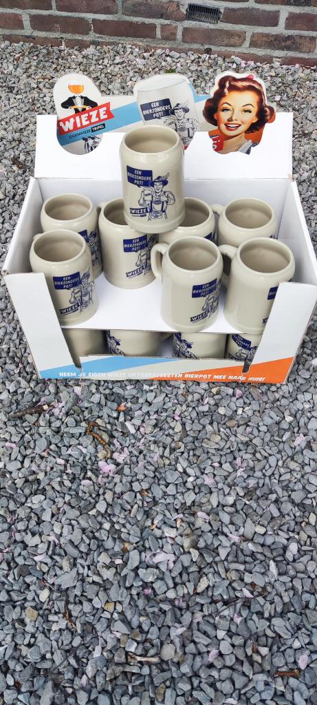 WIEZE bierpullen, Verzamelen, Biermerken, Zo goed als nieuw, Pul(len), Overige merken, Ophalen of Verzenden