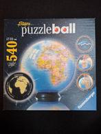 Puzzelbal van de wereld, Compleet, Hobby en Vrije tijd, Denksport en Puzzels, Ophalen of Verzenden, 500 t/m 1500 stukjes, Zo goed als nieuw