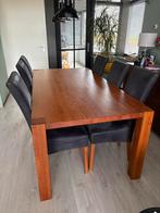 Eettafel Stoelen Set , tegen elk aannemelijk bod, Huis en Inrichting, Stoelen, Ophalen, Gebruikt, Hout, Vijf, Zes of meer stoelen