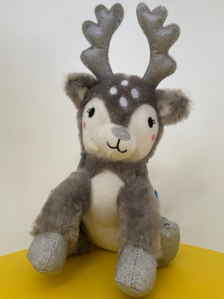 4758 primark hert hertje grijs, Kinderen en Baby's, Speelgoed | Knuffels en Pluche, Ophalen of Verzenden, Zo goed als nieuw, Overige typen