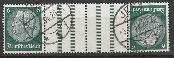 Duitse Rijk Zusammendrucke Minr KZ18, Postzegels en Munten, Postzegels | Europa | Duitsland, Gestempeld, Duitse Keizerrijk, Verzenden