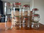 Voorraadpotten Set - Verschillende Maten - 9 stuks, Ophalen, Zo goed als nieuw