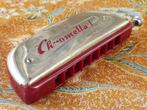 Mooie vintage Chrometta jazz mondharmonica van Hohner., Antiek en Kunst, Ophalen of Verzenden