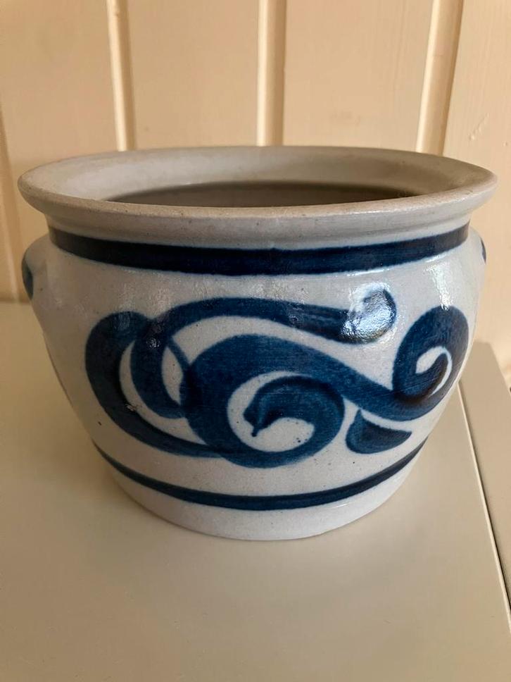 Authentieke Keulse Pot - Zoutpot, Antiek en Kunst, Antiek | Keramiek en Aardewerk, Ophalen of Verzenden