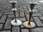 2 oude kaarsen kandelaars, Ophalen of Verzenden