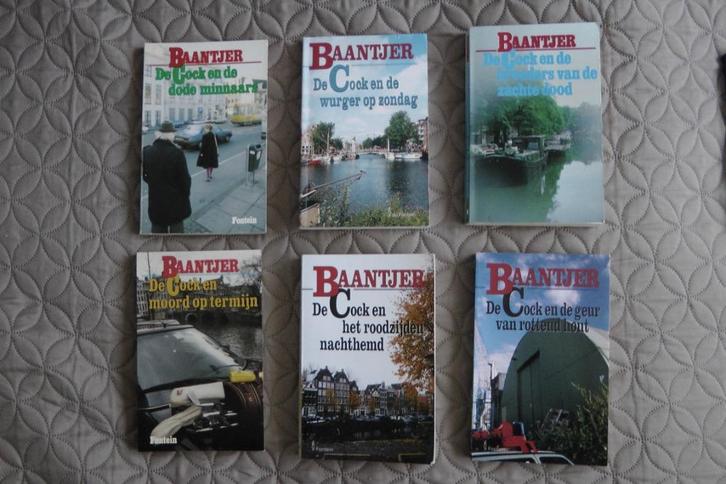 Elf fantastische spannende boeken van De Cock, Boeken, Detectives, Gelezen, Tv-bewerking, Ophalen of Verzenden