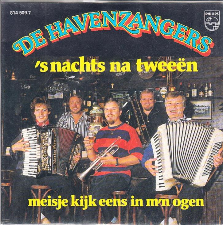 de havenzangers - 's nachts na tweeen ( piraat), Cd's en Dvd's, Vinyl Singles, Single, Nederlandstalig, 7 inch, Ophalen of Verzenden