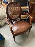 Fautuil webbing, Huis en Inrichting, Fauteuils, Ophalen, Minder dan 75 cm, Riet of Rotan, 50 tot 75 cm