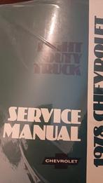 Werkplaatshandboek manual chevrolet blazer, truck c10 c20, Ophalen of Verzenden