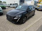 Peugeot 208 1.2 PureTech Allure 100PK, Navi, 12 mnd garantie, 12 maanden, Gebruikt, Leder en Stof, Zwart