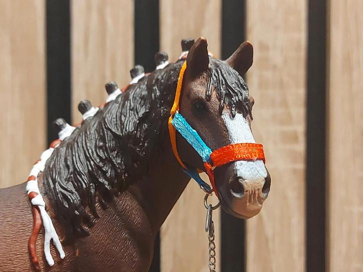 Schleich trekpaarden halster (exclusief paard), Verzamelen, Dierenverzamelingen, Nieuw, Beeldje of Figuurtje, Paard, Ophalen of Verzenden