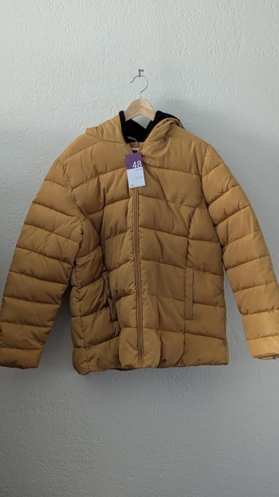 Nieuwe winterjas, Kleding | Dames, Jassen | Winter, Nieuw, Maat 46/48 (XL) of groter, Geel, Ophalen of Verzenden