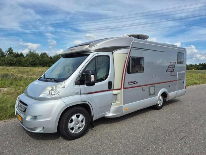 Hymer T674SL automaat van 2010 met 2 lengtebedden, Caravans en Kamperen, Campers, Particulier, tot en met 2, Half-integraal, Hymer