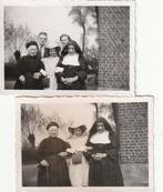 fotos  - 9 op 6  cm  met  comuniekant  en  non, Verzenden, Voor 1940, Zo goed als nieuw