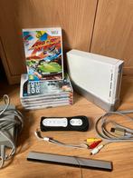 Nintendo wii compleet met spellen, Ophalen of Verzenden, Gebruikt, Met 1 controller, Met games