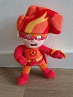 Knuffel Hema pop superheld brandweer rood oranje vuur K8191, Ophalen of Verzenden, Zo goed als nieuw, Overige typen