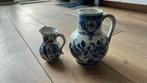 Delfts blauw kannetje en vaas, Antiek en Kunst, Antiek | Vazen, Ophalen of Verzenden