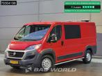 Fiat Ducato 130pk Dubbel Cabine L2H1 Trekhaak Airco Camera W, Stof, Gebruikt, Euro 6, 2145 kg