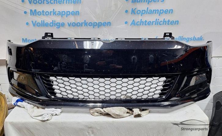 6R0807221 GTI Voorbumper VW Polo 6R ORIGINEEL +gril&mistlamp, Auto-onderdelen, Carrosserie en Plaatwerk, Bumper, Volkswagen, Voor