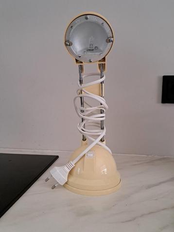 Vintage Bureaulamp - Crème beschikbaar voor biedingen